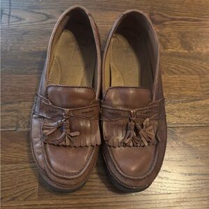 Dockers Men's Tan Leather Tassel Loafers